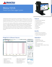 Thumbnail of document Data Sheet - Motor101A Data Logging System